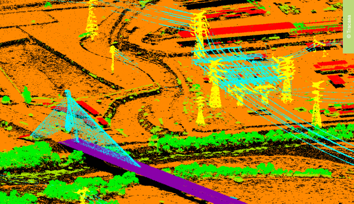 Captura del Single Photon LiDAR-SPL 2017 de la zona de Castejón (Navarra)