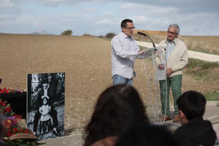 Fotografía de un momento del homenaje