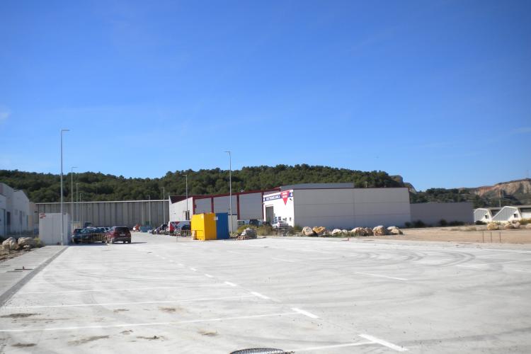 Fotografia del poligono industrial de Caparroso
