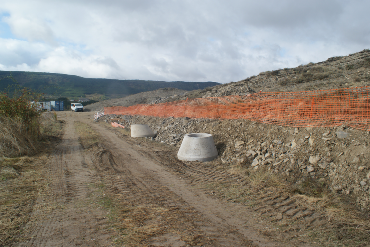  Inicio de las obras de construcción de la depuradora de Meoz.