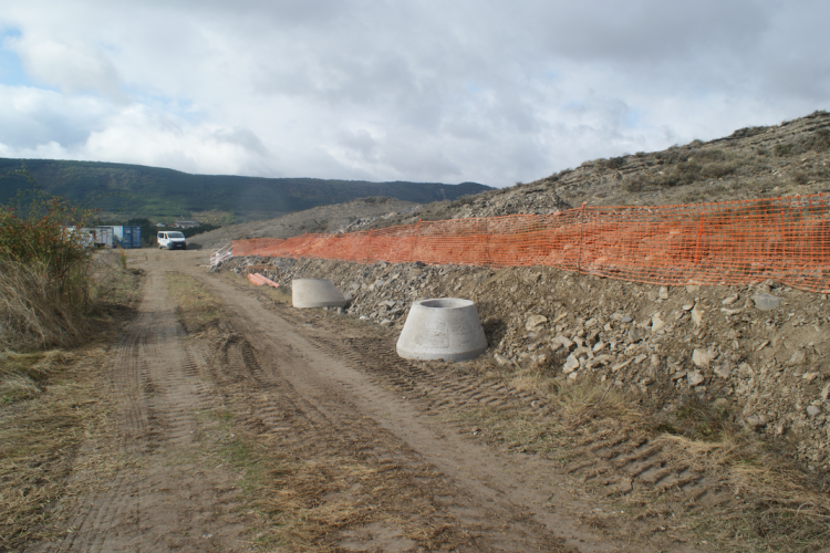  Inicio de las obras de construcción de la depuradora de Meoz.