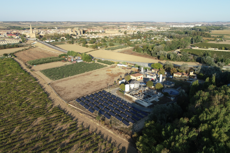  Instalación fotovoltaica en la depuradora de Tafalla-Olite / Erriberri. 