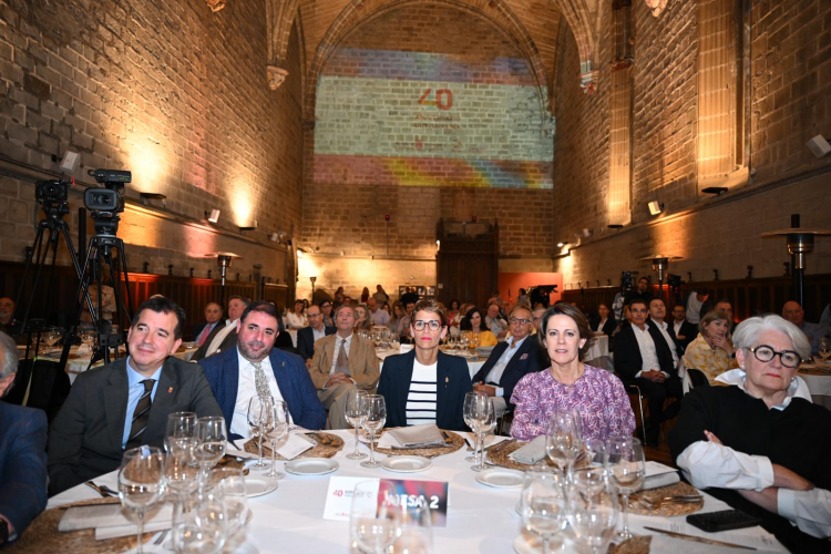 Fotografía de un momento del acto del aniversario