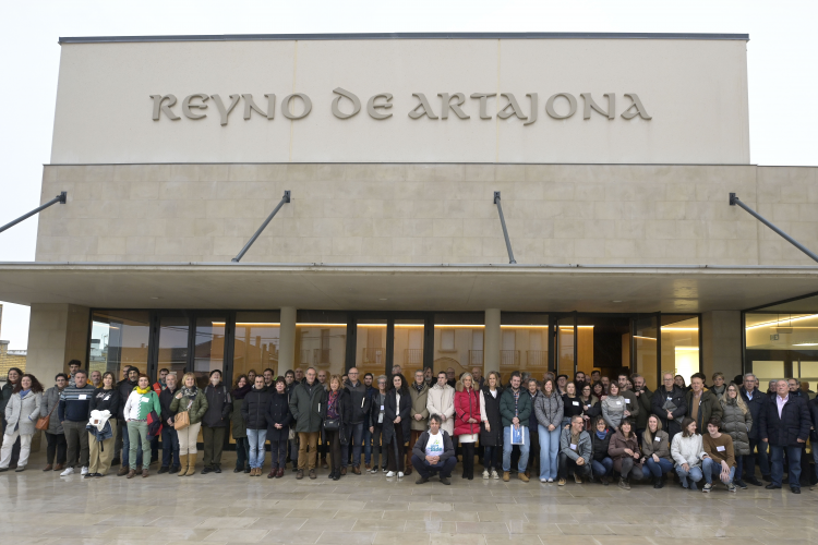  Foto de grupo del Encuentro de Comunidades Energéticas celebrada en Artajona.