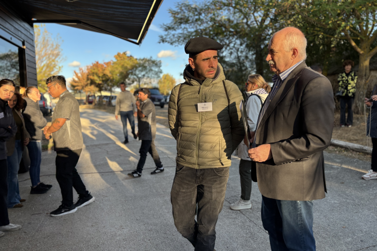 Fotografía del consejero Aierdi en la presentación