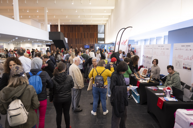 Fotografía de la fiesta del Voluntariado celebrada el año pasado en Baluarte, escenario del congreso estatal sobre este tema que se celebrará en noviembre.  