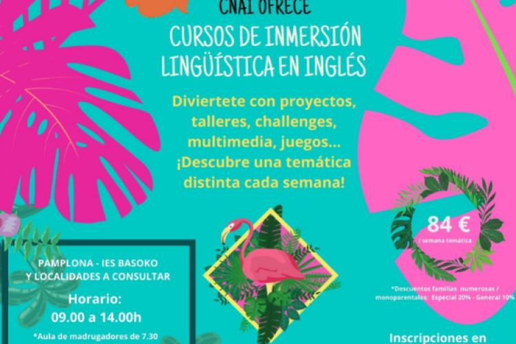 Fotografía del cartel promocional de los cursos
