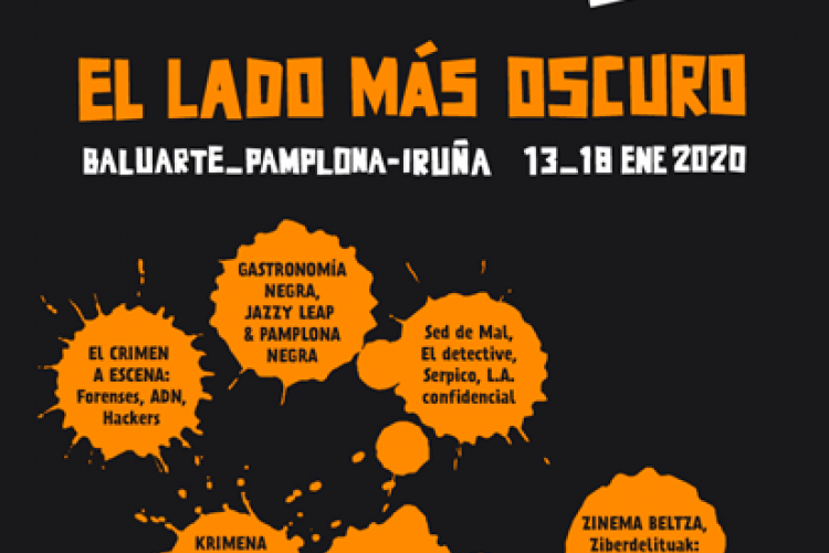 Cartel del Festival Pamplona Negra