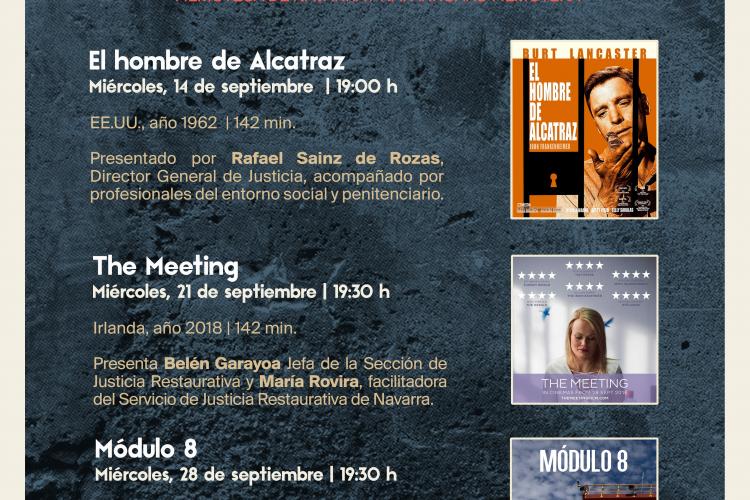 Fotografía del cartel promocional del ciclo de cine
