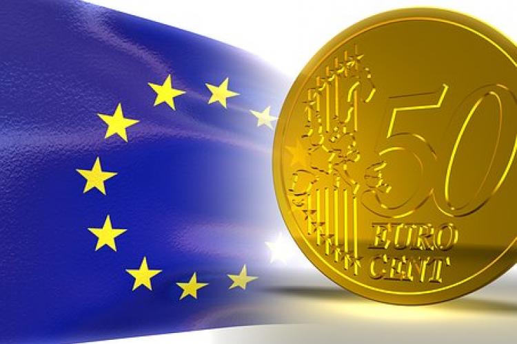 Fotografía de la moneda europea