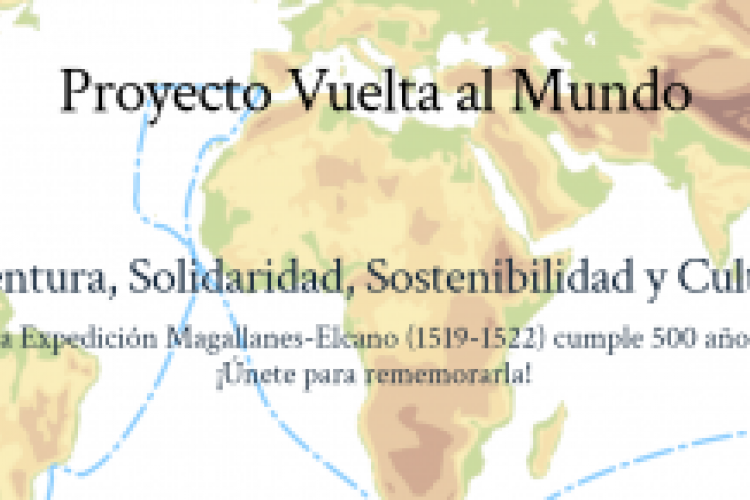 Fotografía del cartel promocional de la expedición