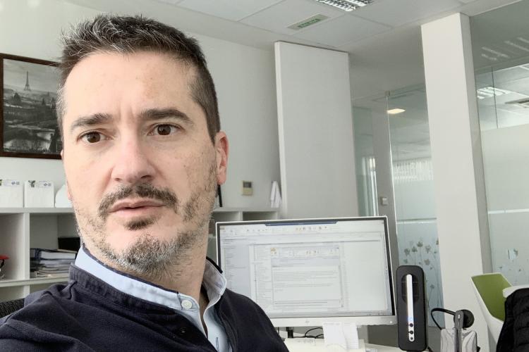 José Mateo es gerente de Salinas de Navarra, también llamada Saldosa.