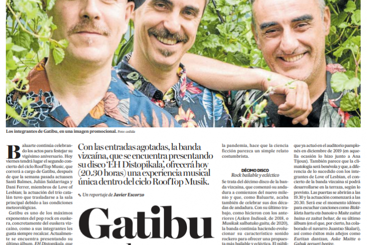Fotografía del pantallazo de la noticia impresa de Diario de Noticias