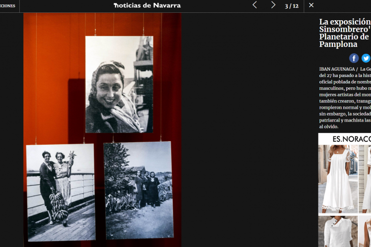 Fotografía del pantallazo de la noticia online de Diario de Noticias