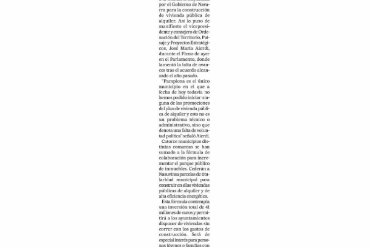 Fotografía del pantallazo de la noticia en la edición impresa del Diario de Noticias 