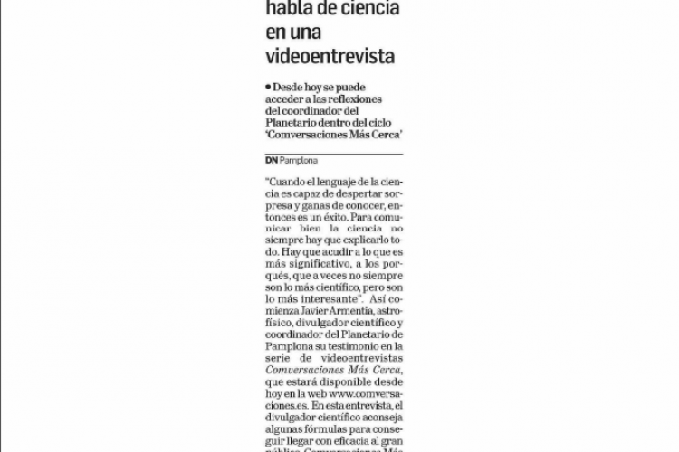 Fotografía de la noticia en Diario de Navarra