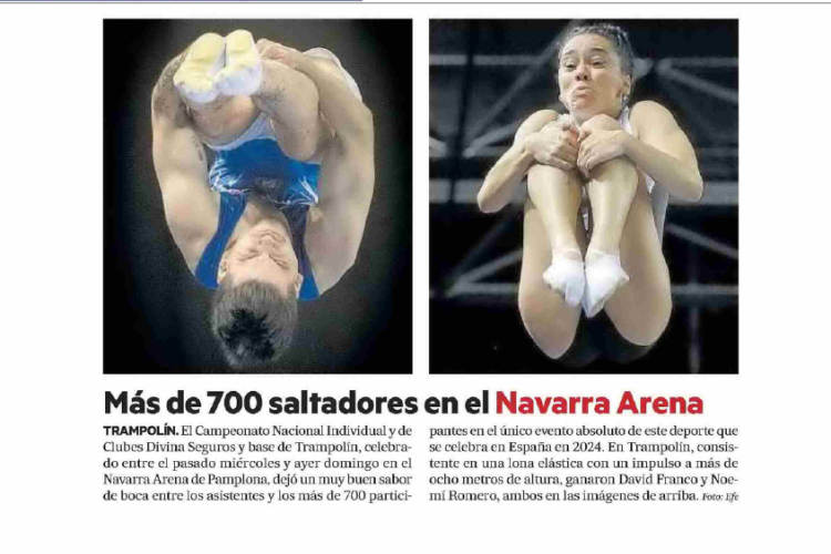 Fotografía del pantallazo de la noticia en la edición impresa del Diario de Noticias