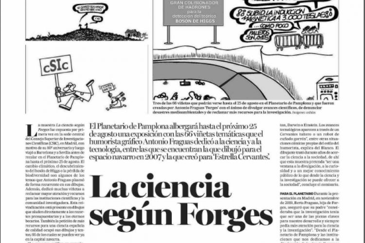 Fotografía de la noticia de la edición impresa