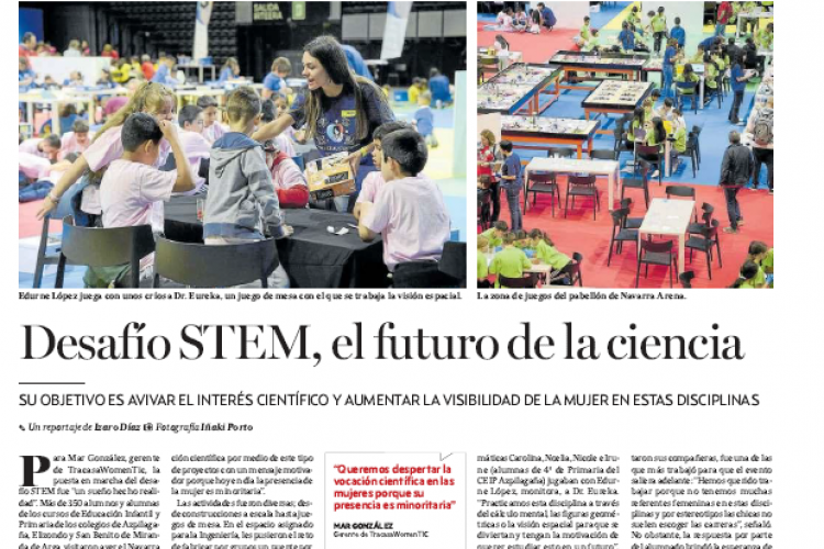 Fotografía del pantallazo de la noticia impresa en Diario de Noticias
