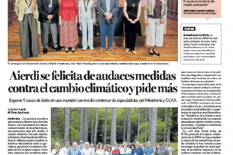 Fotografía del pantallazo de la noticia en la edición impresa del Diario de Noticias 