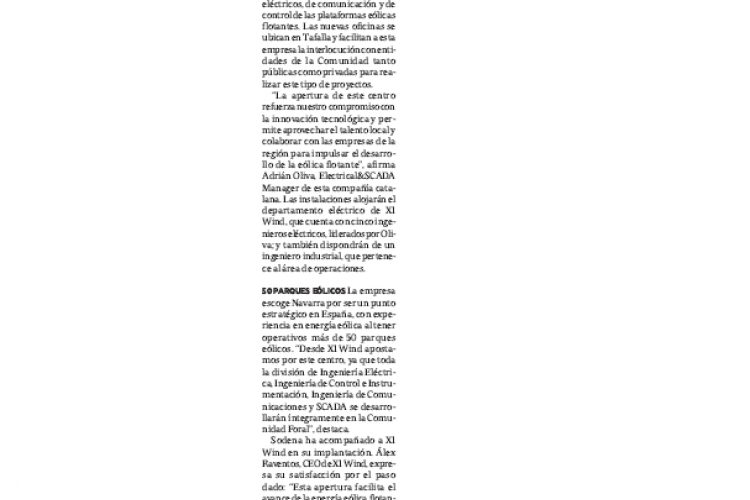 Fotografía del pantallazo de la noticia en la edición impresa del Diario de Noticias