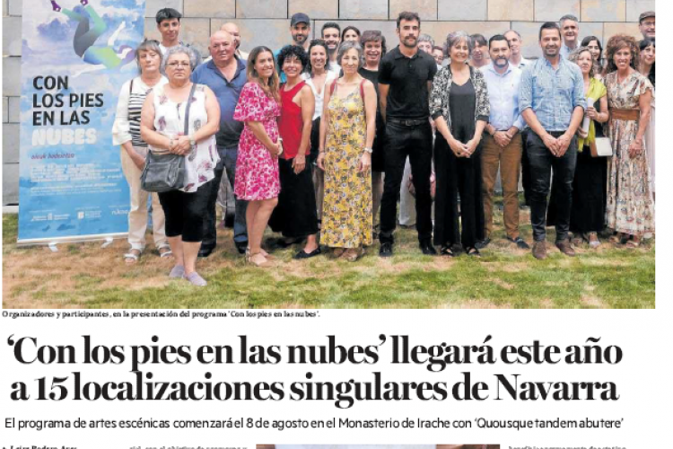 Fotografía del pantallazo de la noticia en la edición impresa del Diario de Noticias