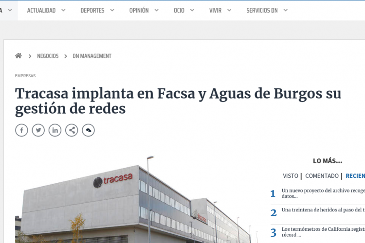 Noticia en Diario de Navarra digital