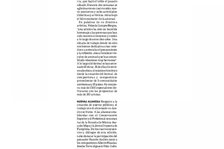 Fotografía del pantallazo de la noticia en la edición impresa del Diario de Noticias
