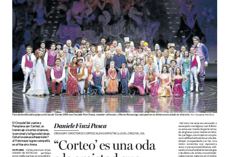 Fotografía del pantallazo de la noticia en la edición impresa de Diario de Noticias 