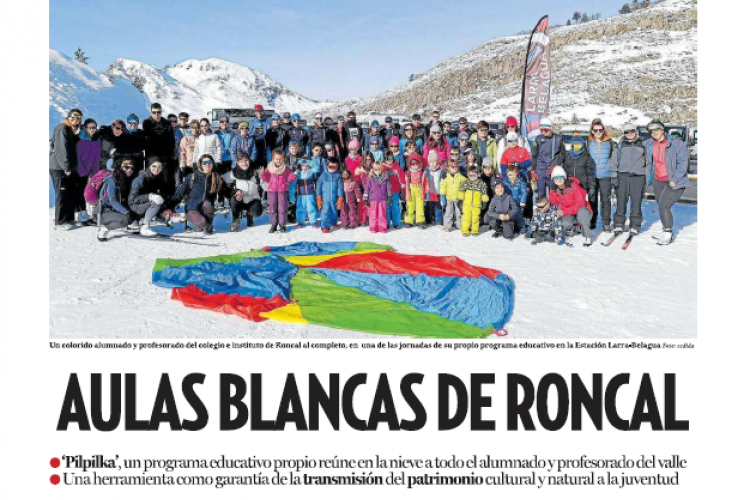 Fotografía del pantallazo de la noticia en la edición impresa de Diario de Noticias