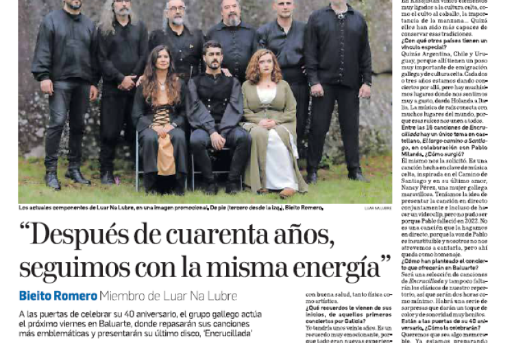 Fotografía del pantallazo de la noticia en la edición impresa de Diario de Navarra