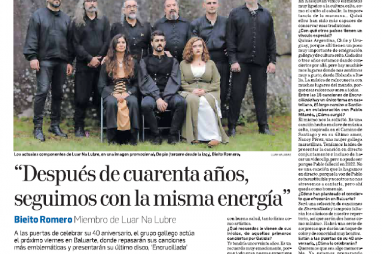 Fotografía del pantallazo de la noticia en la edición impresa de Diario de Navarra