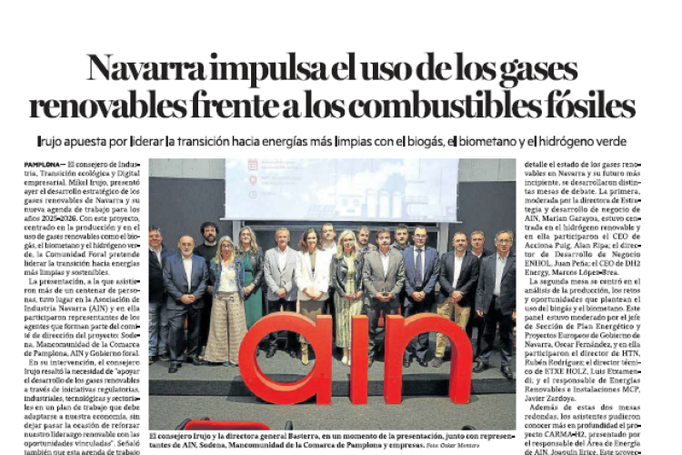 Fotografía del pantallazo de la noticia en la edición impresa de Diario de Noticias