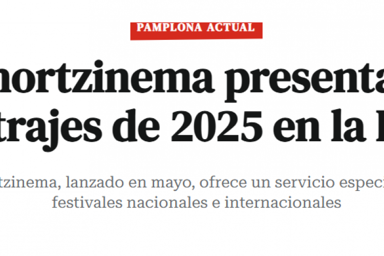 Fotografía del pantallazo de la noticia en la edición online de Pamplona Actual