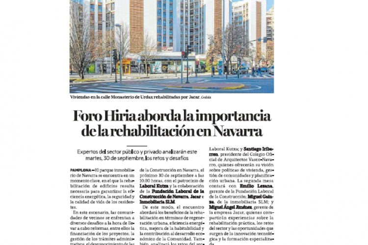 Fotografía del pantallazo de la noticia en la edición impresa del Diario de Noticias
