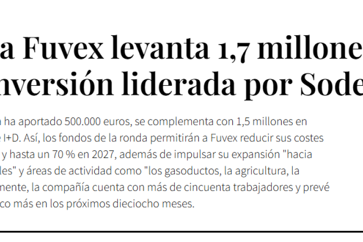 Fotografía del pantallazo de la noticia en la edición online de Navarra Capital 