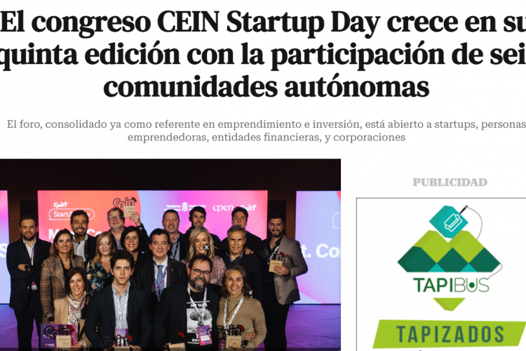 Fotografía del pantallazo de la noticia en la edición online de Pamplona Actual 