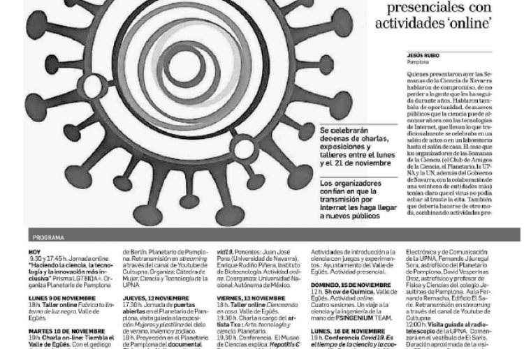 Noticia en la edición impresa del Diario de Navarra