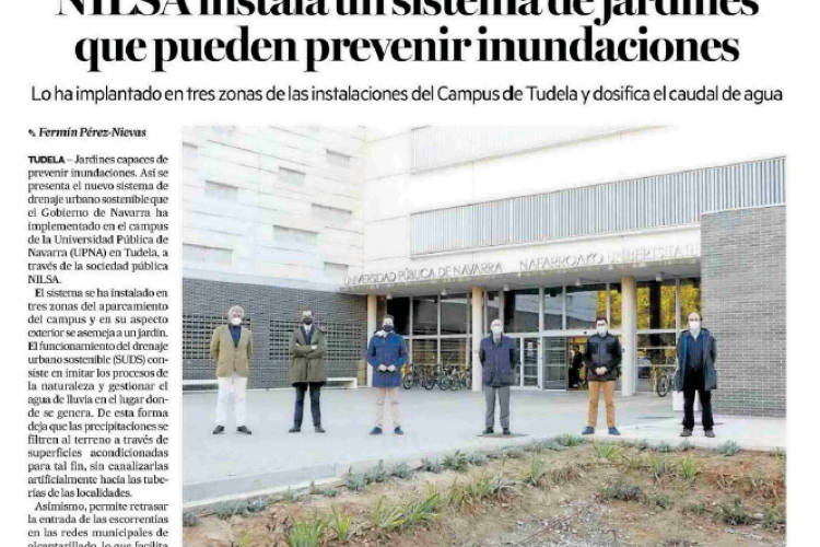 Noticia en la edición impresa del Diario de Noticias