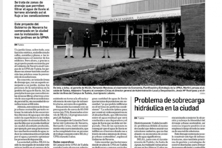 Noticia en la edición impresa del Diario de Navarra