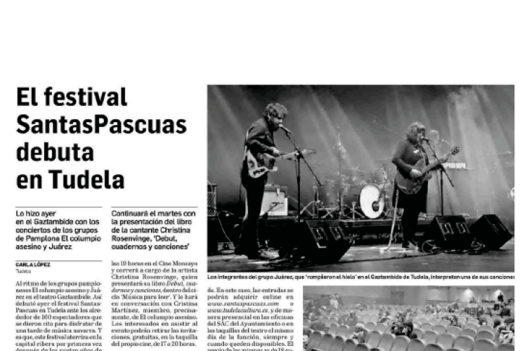 Noticia en la edición impresa del Diario de Navarra