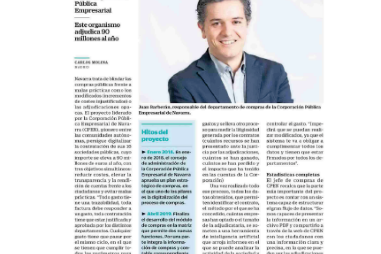 Noticia en la edición impresa de Cinco Días