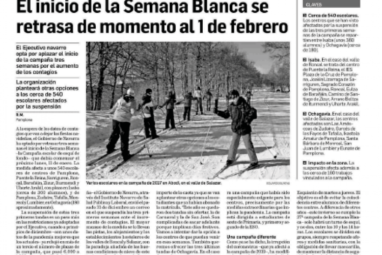 Noticia en la edición impresa del Diario de Navarra