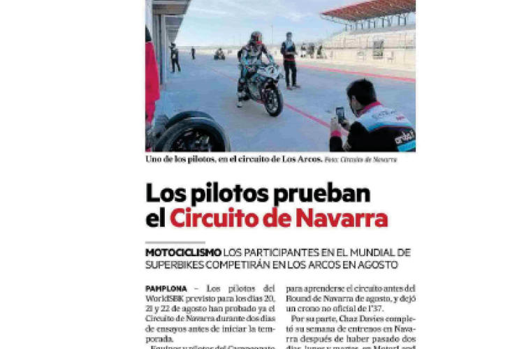 Fotografía del pantallazo de la noticia en la edición impresa del Diario de Noticias