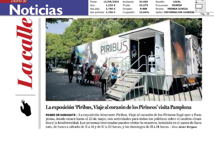 Fotografía del pantallazo de la noticia en la edición impresa del Diario de Noticias