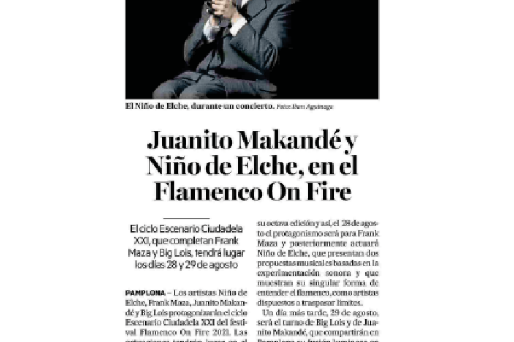 Fotografía de la noticia en la edición impresa del Diario de Noticias