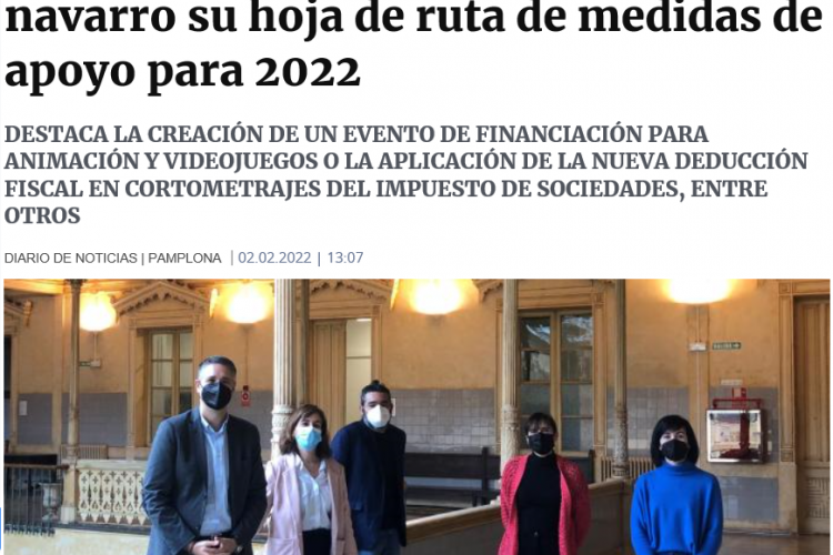 Fotografía del pantallazo de la noticia en la edición online del Diario de Noticias.