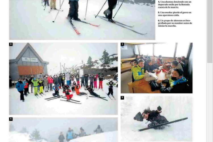 Fotografía del pantallazo de la noticia en la edición impresa del Diario de Noticias.