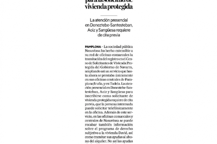 Fotografía del pantallazo de la noticia en la edición impresa del Diario de Noticias.