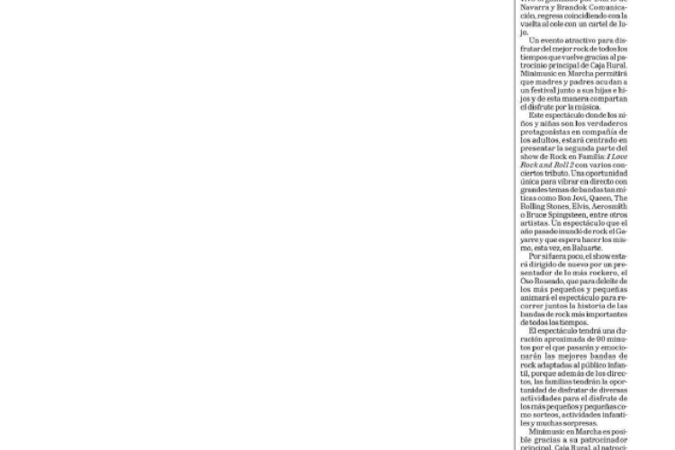 Fotografía del pantallazo de la noticia en la edición impresa del Diario de Navarra
